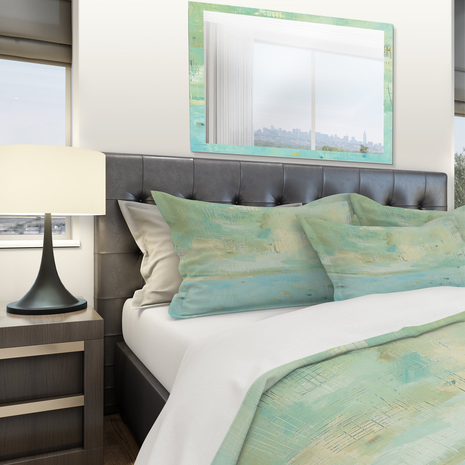 Dreaming of the Shore II - Geometric Duvet Cover Set