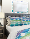 Circle Abstract Blue Colorfields I - Geometric Duvet Cover Set