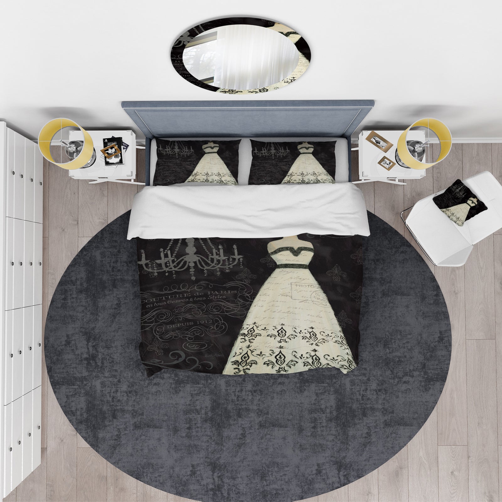 French Couture II - Glam Duvet Cover Set