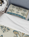 Fleur de Lis Gold Pattern - Glam Duvet Cover Set