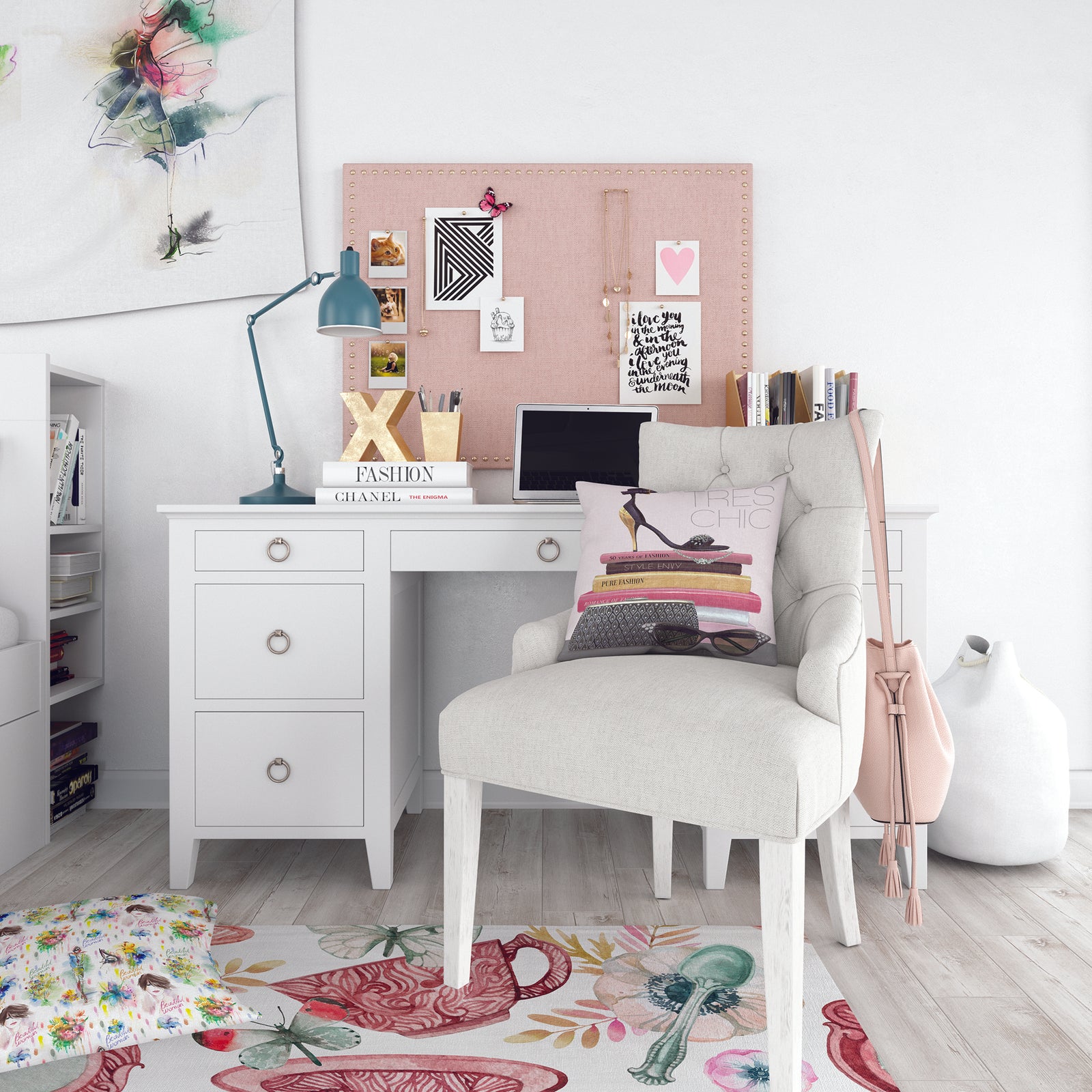 Paris Glamourous Gold Style I - Teenage Duvet Cover Set