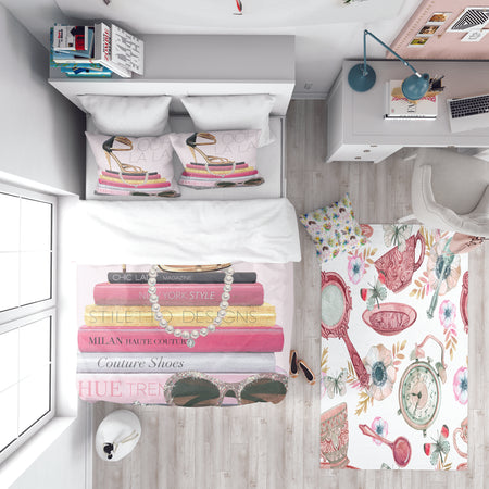 Paris Glamourous Gold Style II - Teenage Duvet Cover Set