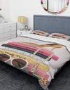 Paris Glamourous Gold Style III - Glam/Teenage Duvet Cover Set