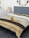 Gold Fashion High Hells I - Glam Duvet Cover Set