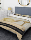 Gold Fashion High Hells II - Glam Duvet Cover Set