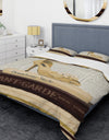 Gold Fashion High Hells III - Glam Duvet Cover Set