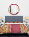 Glamorous Composition of Red and Gold - Glam Duvet Cover Set