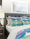 Circle Abstract Blue Colorfields III - Geometric Duvet Cover Set