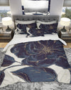 Dark Rose Gilded Gold - Shabby Duvet Cover Set