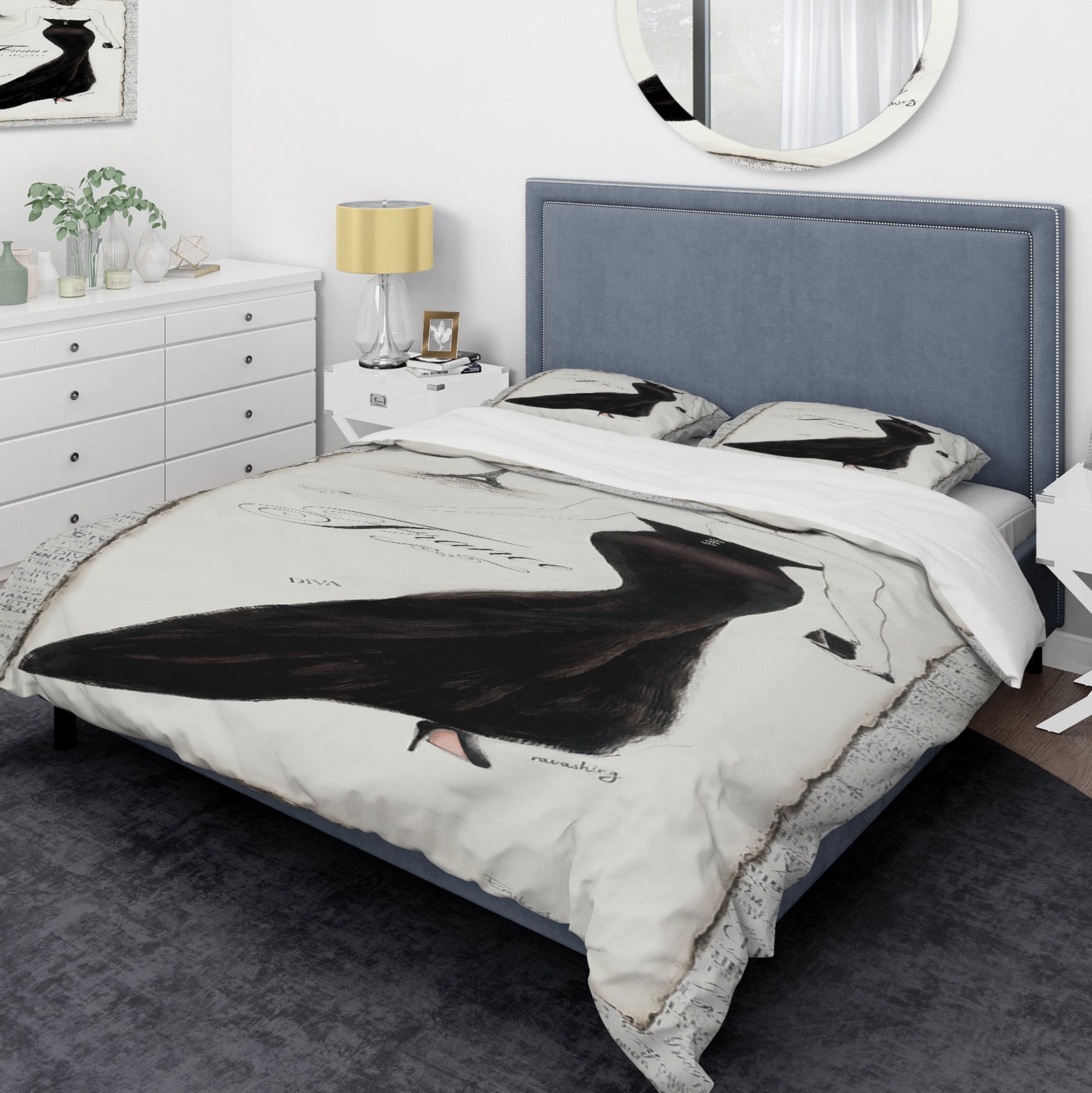 Elegance Glam Paris Diva II - Glam Duvet Cover Set