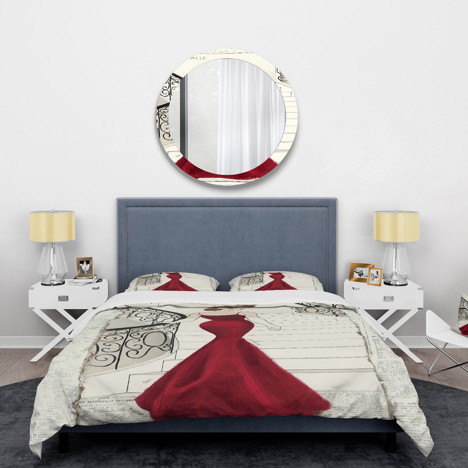 Elegance Glam Paris Diva III - Glam Duvet Cover Set