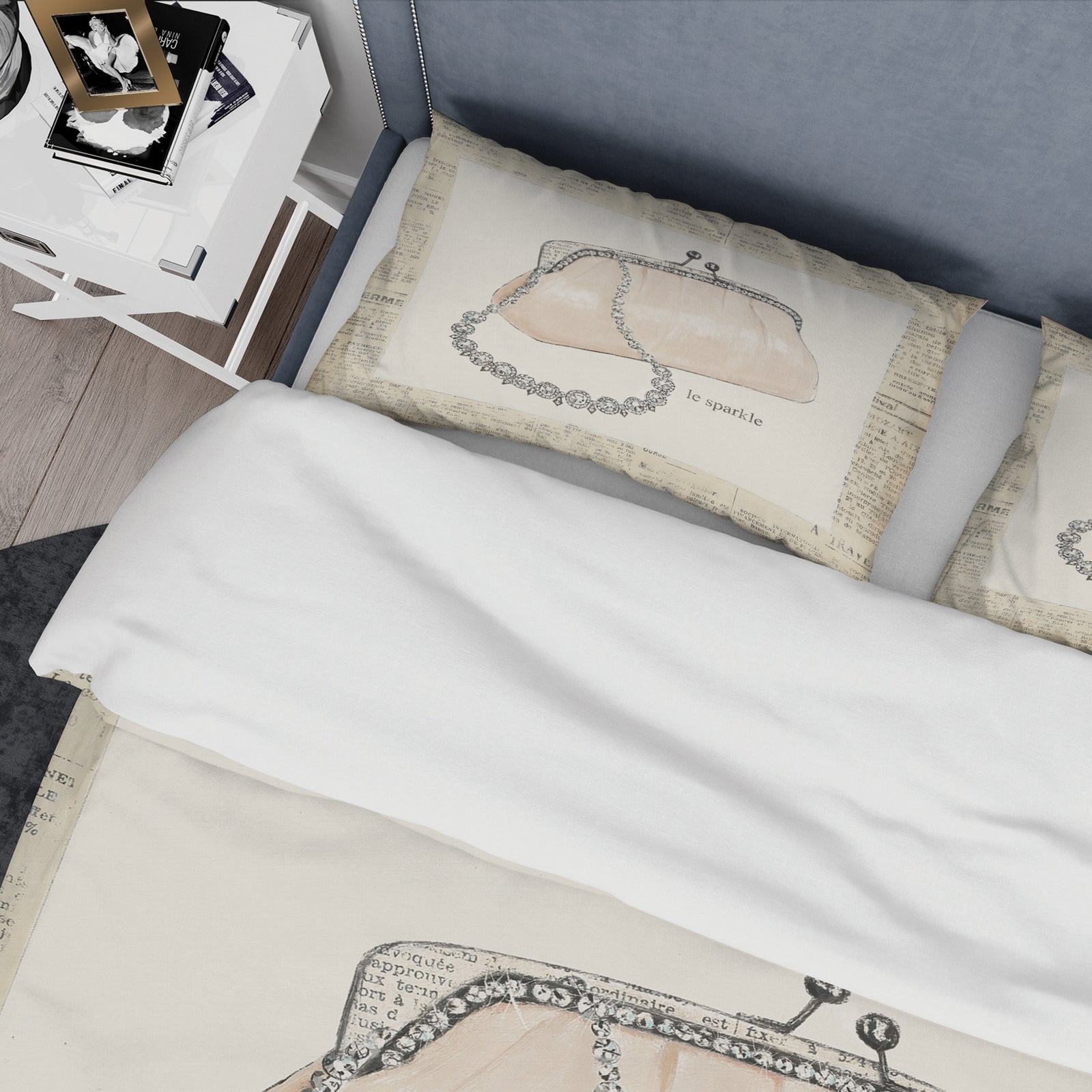 Glamorous Sparkle Purse I - Glam Duvet Cover Set