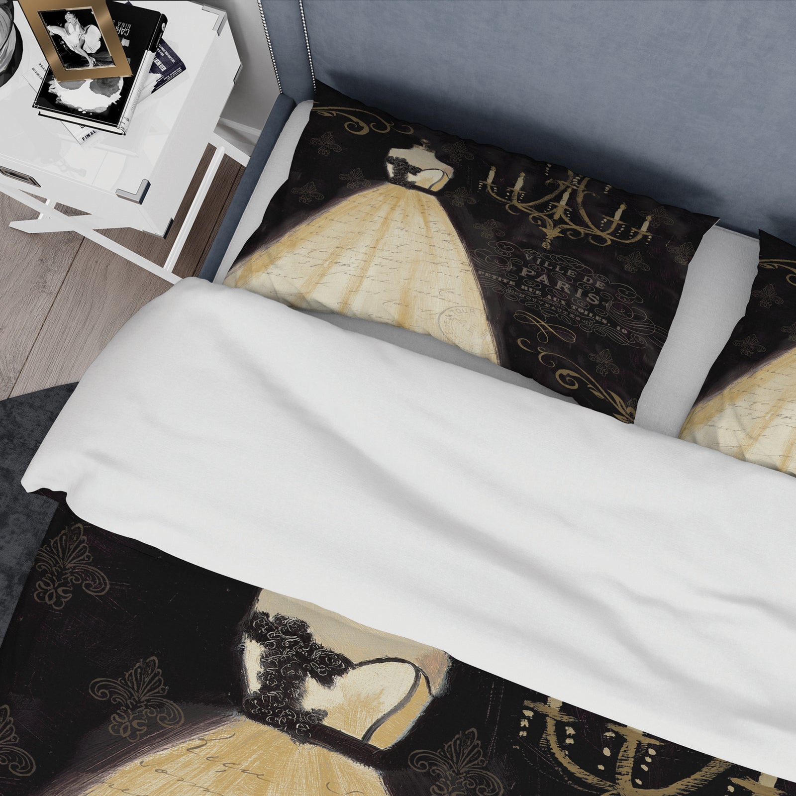 French chandeliers Couture III - Glam Duvet Cover Set