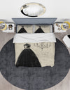 French chandeliers Couture IV - Glam Duvet Cover Set