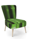 Green Bamboo Forest - Upholstered Floral Accent Chair