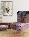 Crystal Dendrite Macro - Upholstered Tranditional Accent Chair