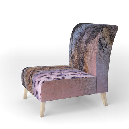 Crystal Dendrite Macro - Upholstered Tranditional Accent Chair
