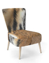 Bengal Tiger Eyes - Upholstered Modern Accent Chair