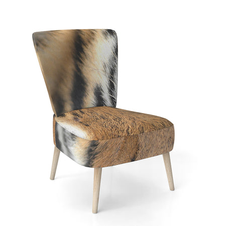Bengal Tiger Eyes - Upholstered Modern Accent Chair