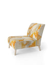 Gold Retro Style - Upholstered Modern Accent Chair