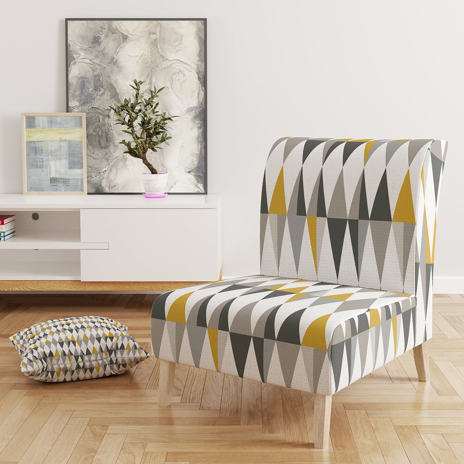Diamond Retro VIII - Upholstered Mid-Century Accent Chair