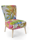 Tropical Foliage IV - Upholstered Mid-Century Accent Chair