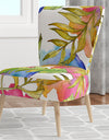 Tropical Foliage IV - Upholstered Mid-Century Accent Chair