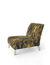 Deco Style Modern Pattern - Upholstered Mid-Century Accent Chair