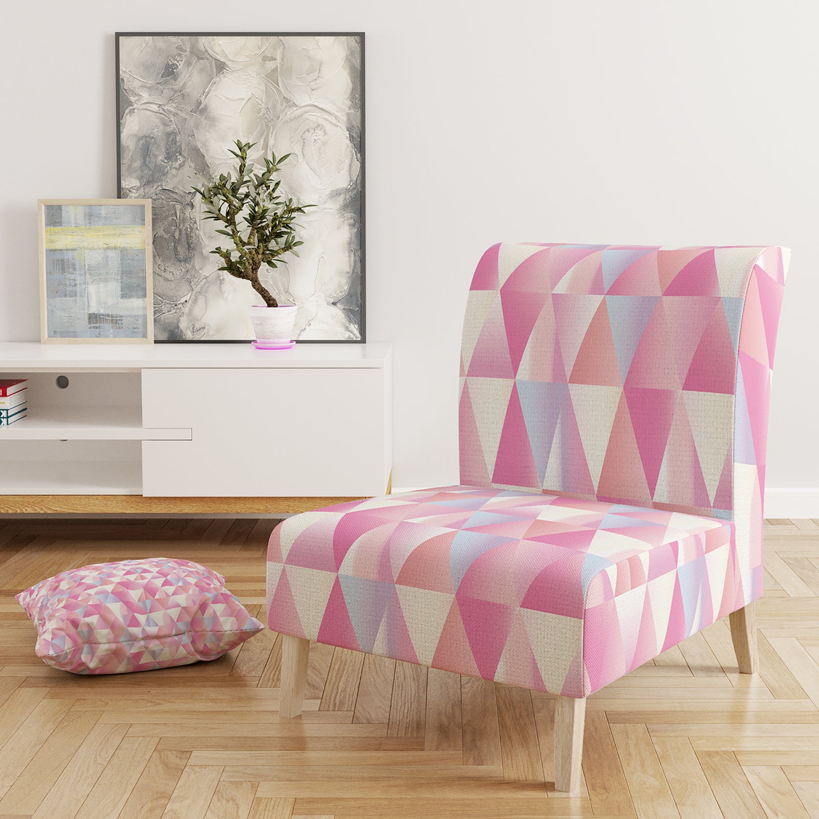 Diamond Retro VI - Upholstered Mid-Century Accent Chair