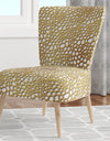 Golden Maze - Upholstered Mid-Century Accent Chair