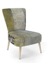 Multicolor Twin City - Upholstered Glam Accent Chair
