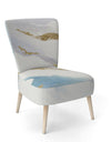 Abstract Drift V2 - Upholstered Glam Accent Chair