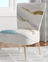 Abstract Drift V2 - Upholstered Glam Accent Chair