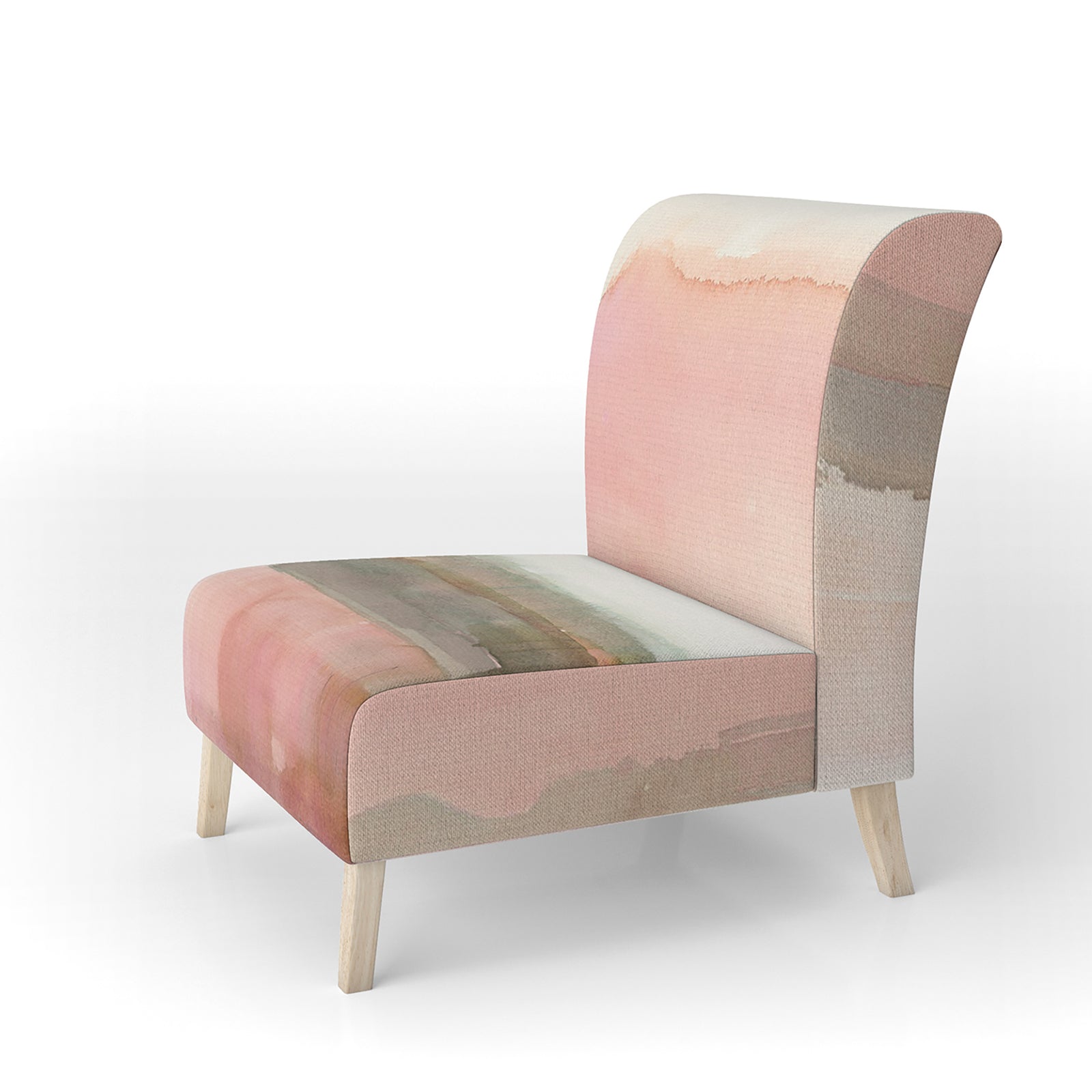 Influence Of Line And Color - Upholstered Tranditional Accent Chair