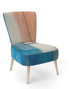 Modern Simply Blue - Upholstered Mid-Century Accent Chair