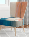 Modern Simply Blue - Upholstered Mid-Century Accent Chair