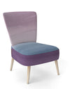 Purple Rock Landscape III - Upholstered Shabby Chic Accent Chair