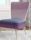 Purple Rock Landscape III - Upholstered Shabby Chic Accent Chair