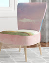 Influence Of Line And Color Gold Bright - Upholstered Shabby Chic Accent Chair