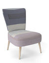 Painted Weaving IV Fb - Upholstered Modern Accent Chair