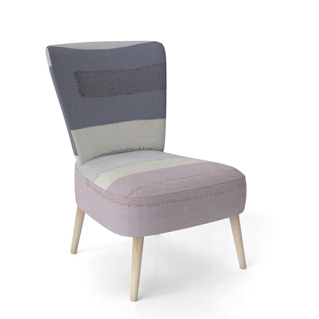 Painted Weaving IV Fb - Upholstered Modern Accent Chair