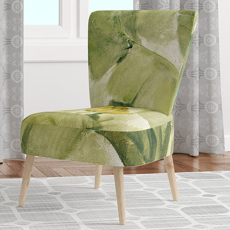 Tropical Canopy II Green - Upholstered Traditional Accent Chair