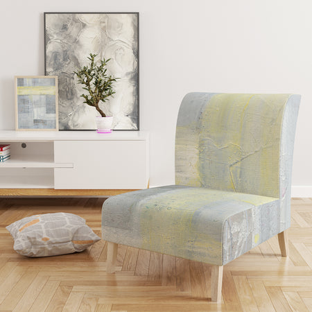 Patchwork Abstract II - Upholstered Modern Accent Chair