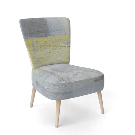 Patchwork Abstract I - Upholstered Modern Accent Chair