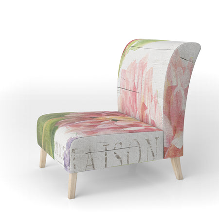Maison Des Fleurs II - Upholstered Farmhouse Accent Chair