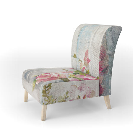 Maison Des Fleurs III - Upholstered Cabin & Lodge Accent Chair