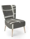 Minimalist Graphics IV - Upholstered Transitional Accent Chair