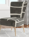 Minimalist Graphics IV - Upholstered Transitional Accent Chair