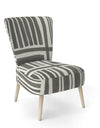 Minimalist Graphics I - Upholstered Transitional Accent Chair