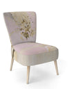 Elegance II Pink - Upholstered Shabby Chic Accent Chair